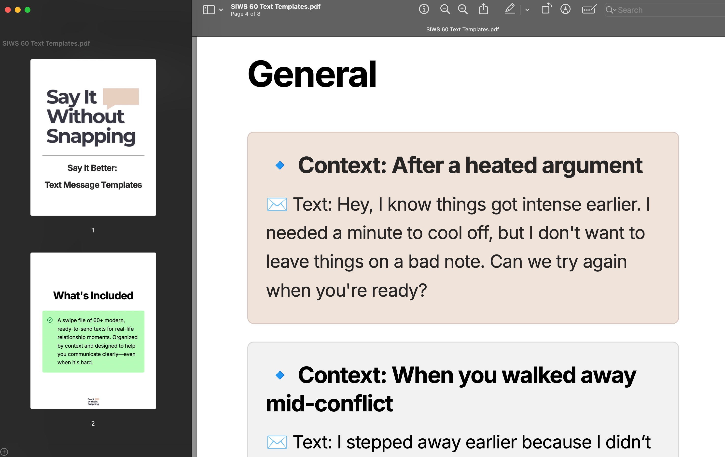 Say It Better: The Modern Man’s 60 Swipe Script Pack for Conflict Without Chaos